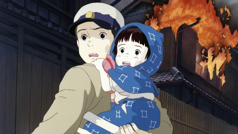 معرفی 15 تا از غمانگیزترین انیمههای تاریخ سینما 4 Grave of the Fireflies (۱۹۸۸) (مدفن کرمهای شبتاب) - فلاتو