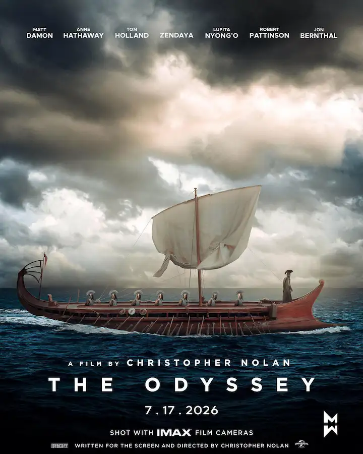 همه فیلمهای اقتباسی از اودیسه؛ از «اولیس» ۱۹۵۴ تا فیلم جدید کریستوفر نولان 7 The Odyssey (۲۰۲۶)؛ جاهطلبانهترین اقتباس تاریخ از اودیسه - فلاتو