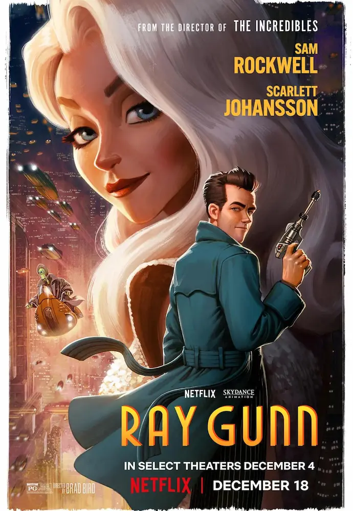 نقد و بررسی انیمیشن Ray Gunn؛ بازگشت برد برد با یک جهان علمیتخیلی خیرهکننده 2 Review of the animated film Ray Gunn 1