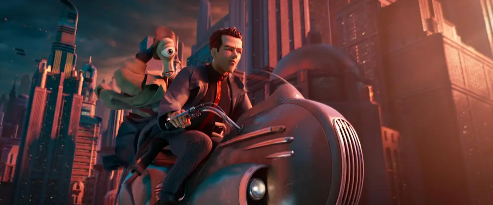 نقد و بررسی انیمیشن Ray Gunn؛ بازگشت برد برد با یک جهان علمیتخیلی خیرهکننده 3 Review of the animated film Ray Gunn 2