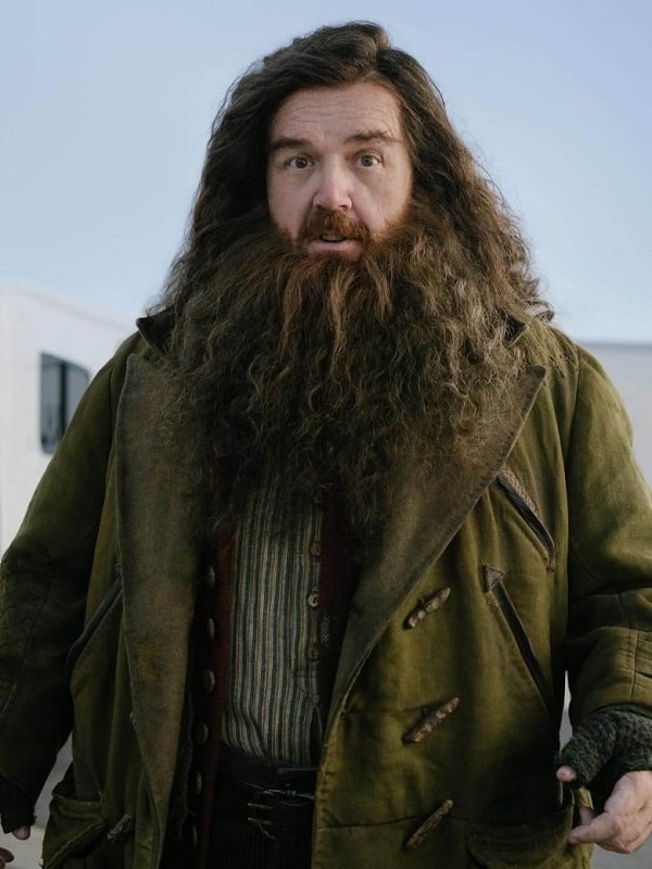 First official image of Nick Frost as Hagrid in the Harry Potter series 2 min