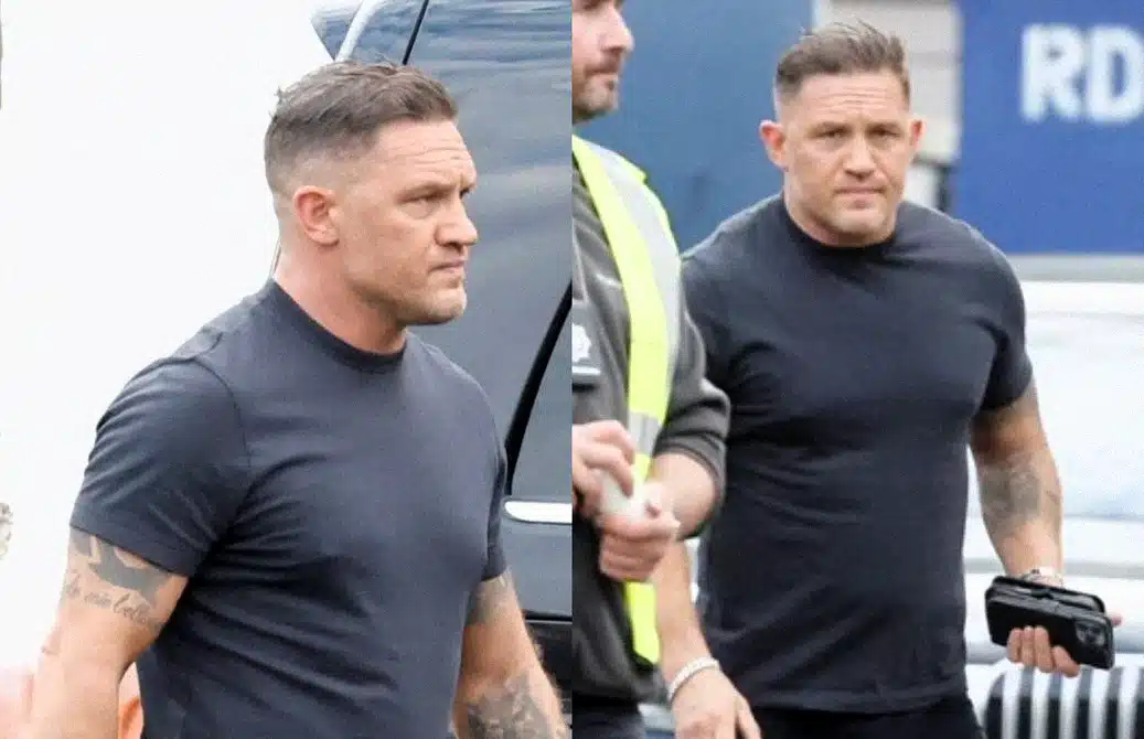 انتشار تصاویر جدید از تام هاردی در جریان فیلمبرداری فصل دوم «سرزمین اوباش» - فلاتو