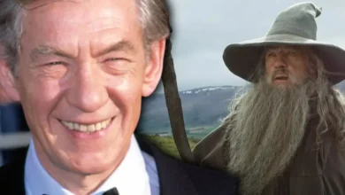 ایان مککلن دوباره شمشیر گندالف را در دست گرفت؛ تصویر پشت صحنه The Hunt for Gollum 8 ایان مککلن دوباره شمشیر گندالف را در دست گرفت؛ تصویر پشت صحنه The Hunt for Gollum - فلاتو